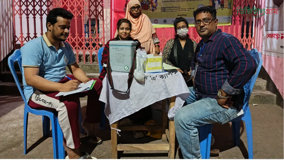 গেন্ডারিয়ার দয়াগঞ্জে সকাল থেকে রাত ৯টা পর্যন্ত বিনামূল্যে ওরাল কলেরা টিকা