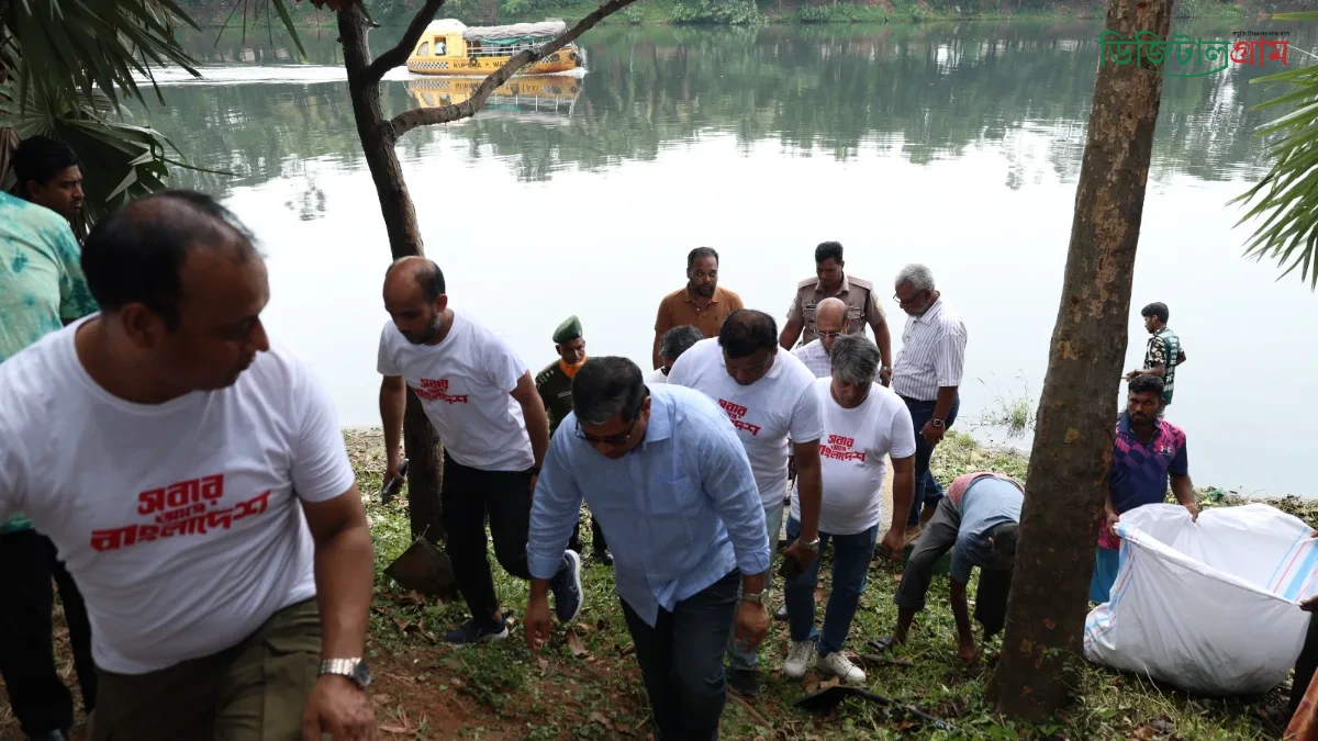 হাতিঝিলে রাজউকের চেয়ারম্যানসহ কর্মকর্তা বৃন্দ